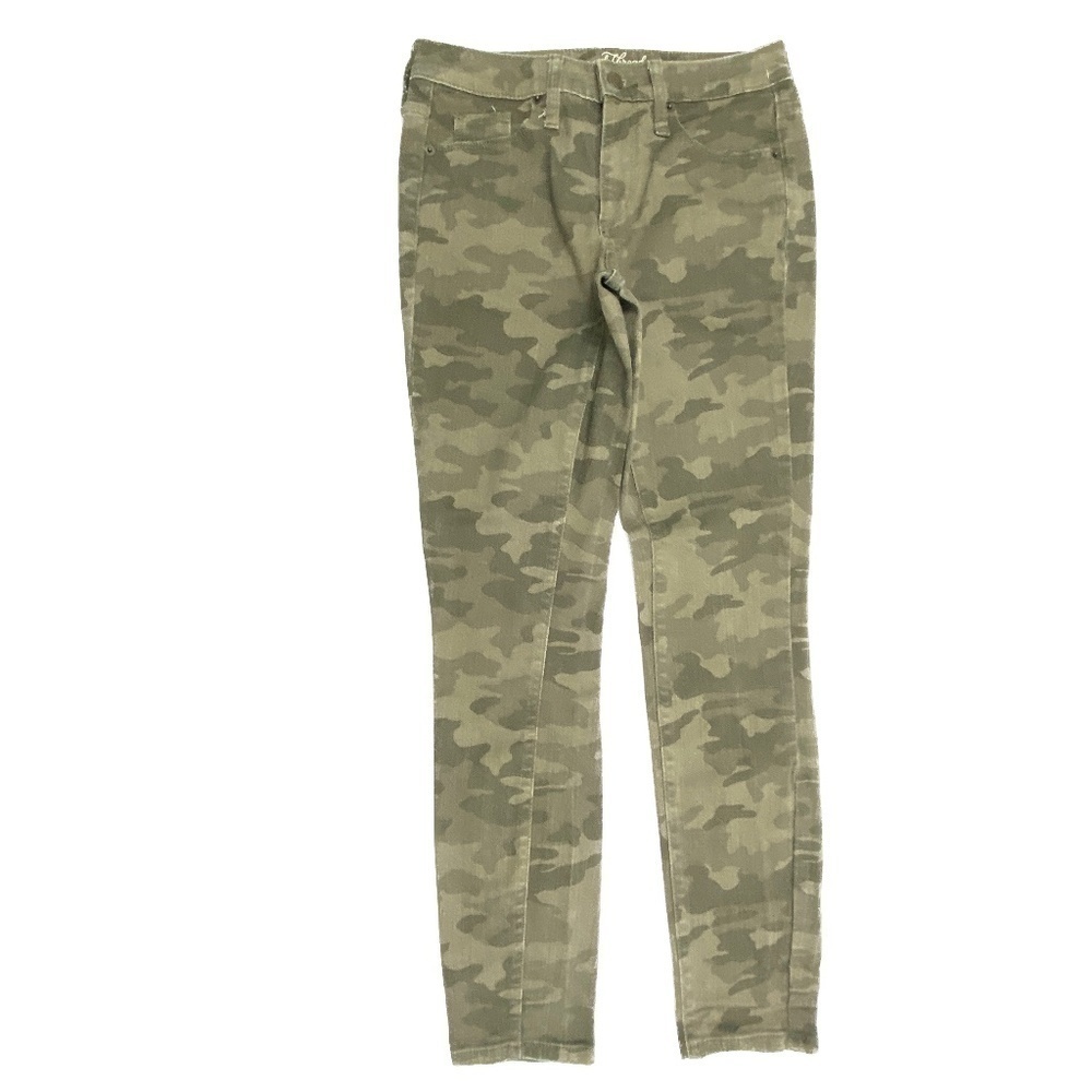 Universal Thread High Rise Skinny Women's size 0 Green Camouflage Denim Jeans